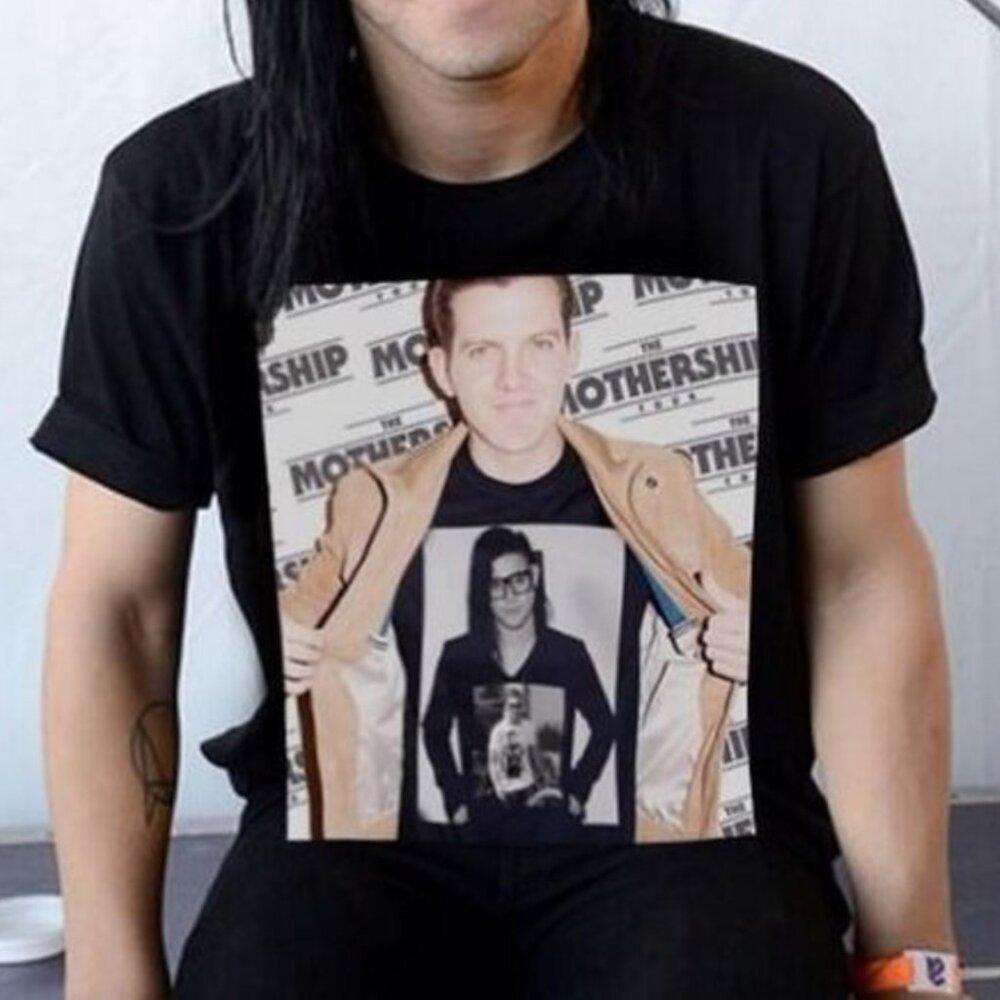 Dj Skrillex Dillon Francis Cinema Lyrics Edm Music Fan Graphic T-Shirt